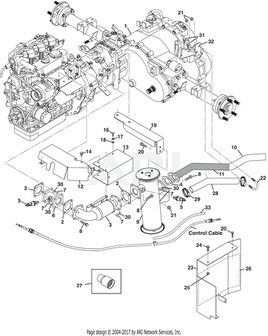 SHIELD, GAS EXHAUST - EZGO OEM | Canyon Lake Mobile