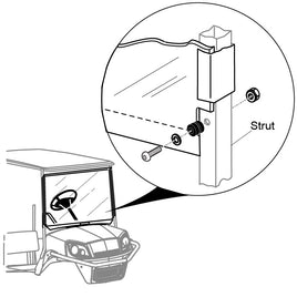 WSHLD,FLAT CLIP ON,30/70 DR-KIT