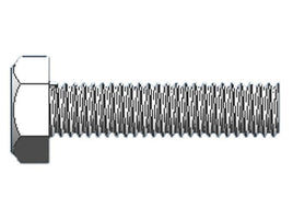 BOLT, HEX-HD, M6-1-25