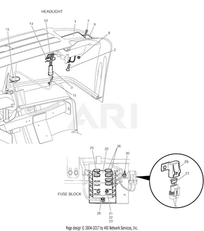 FUSE, AUTOMOTIVE ATC TYPE 20 AMP - EZGO OEM | Canyon Lake Mobile