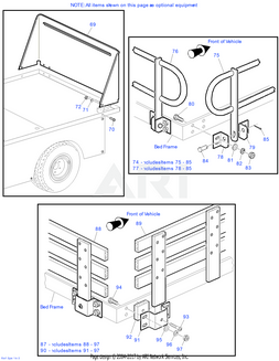 HARDWARE KIT, DROP SIDE