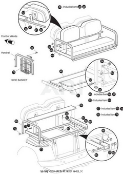 ASSEMBLY,DECK,BED,SEAT