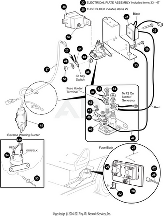 SVC-HARNESS,CONTROL,GAS,TXT_II - EZGO OEM | Canyon Lake Mobile