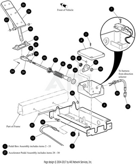 PEDAL BOX,ACLTR,SWB,FLT,TXT,ISG EFI-ASSY