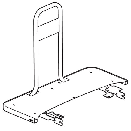 FLOOR FOOTREST FIXED,RXV-WELDMENT
