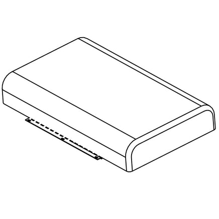 SEAT, BOTTOM/W HINGE CUSH
