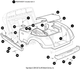 BODY,SLATE GRAY-ASSY
