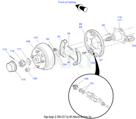 KIT, SER, BRK ADJUSTER,RH - EZGO OEM | Canyon Lake Mobile
