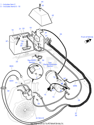 HARNESS, CONTROL - EZGO OEM | Canyon Lake Mobile