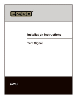INSTRUCTIONS, TURN SIGNAL