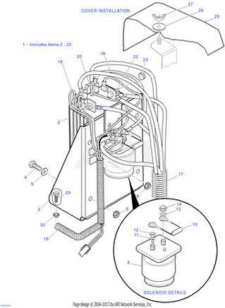 SOLENOID - 36V-ICL - EZGO OEM | Canyon Lake Mobile