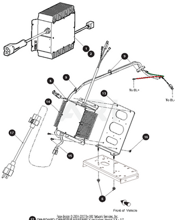 cOR,AC,NEMA 5-15P TO C13,SHIELDED - EZGO OEM | Canyon Lake Mobile