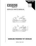 2001 GASOLINE TXT SVC PTS MANUAL