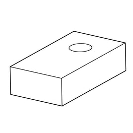 SPACER, ALUMINUM BED