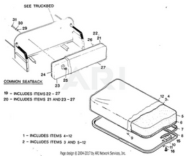 COVER-SEAT BTM-PC/TRK-TAN