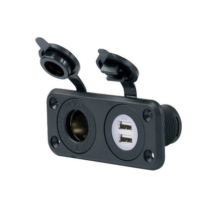 DUAL USB PORT/12V OUTLET COMBO - EZGO OEM | Canyon Lake Mobile