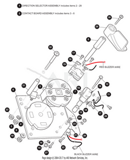 FORWARD & REVERSE SWITCH ASSY - EZGO OEM | Canyon Lake Mobile