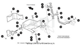 DISC PADS AND PINS KIT (SEE TEXT)