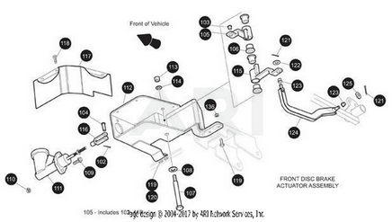 DISC PADS AND PINS KIT (SEE TEXT)