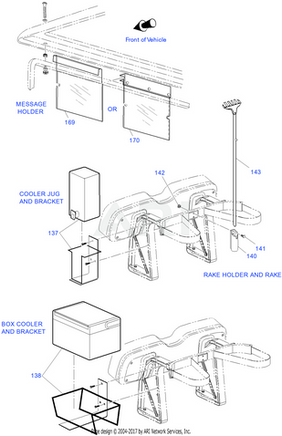 RAKE HOLDER TUBE (PVC)
