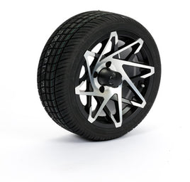 ASM,205/35R14 SATIN BLACK/MACHINED CB2