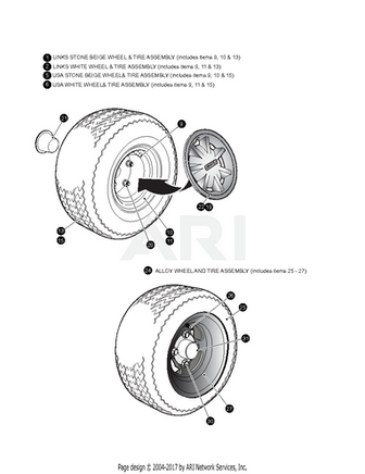 WHEEL, STONE BEIGE, NGGC