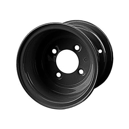 WHEEL,10X6,STEEL,BLACK