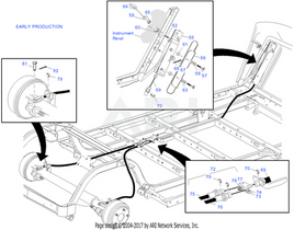 LEVER, PARK BRAKE, FOOT OPERTD - EZGO OEM | Canyon Lake Mobile