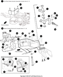 MASTER CYLINDER, SHUTTLE, SERVICE-KIT