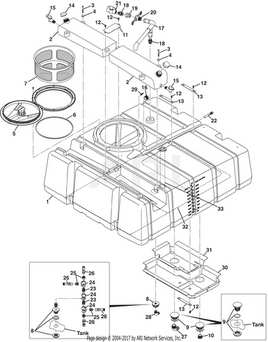 300 Gallon Assembly Tank - EZGO OEM | Canyon Lake Mobile
