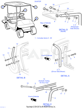 SCREW-CAP-5/16-18 X 2 1/4 - EZGO OEM | Canyon Lake Mobile