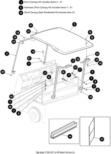 STRUT WELDMENT, REAR LEFT