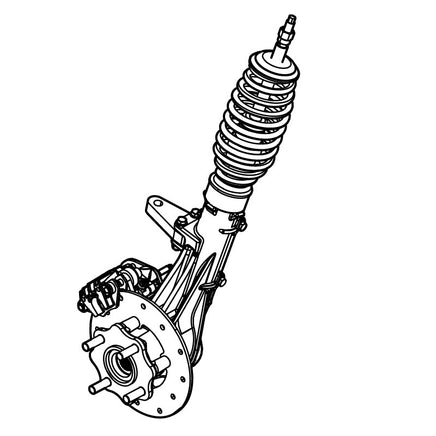 STRUT ASSEMBLY, REAR, RH