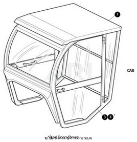 SVC-CAB,STEEL W/O DOORS,WHITE-KIT