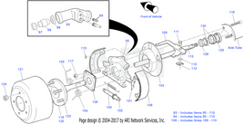 HARDWARE, REAR BRAKE SPRING - EZGO OEM | Canyon Lake Mobile