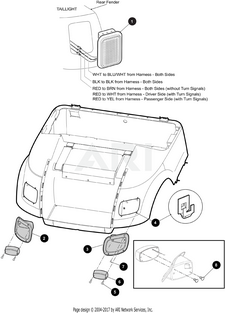 HARNESS,48V,ACC,LWB,LED - EZGO OEM | Canyon Lake Mobile