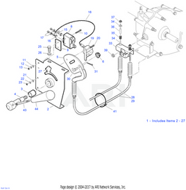 SHIFT CONTROL ASSY-MG5/SHUTTLE - EZGO OEM | Canyon Lake Mobile