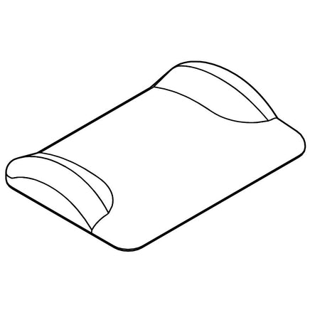 CUSHION SEAT BACK GRAY