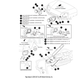 HARNESS,48V,ACC,SWB,LED - EZGO OEM | Canyon Lake Mobile