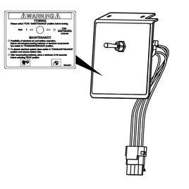 TOW SWITCH ASSEMBLY TE5 - EZGO OEM | Canyon Lake Mobile