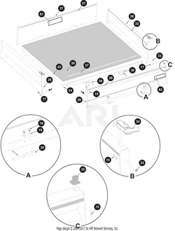 PASSENGER-SIDE TAILGATE HINGE