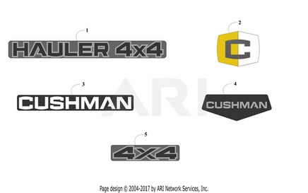 DECAL,HOOD-HAULER 4X4 DY CHAR