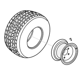 WHL ASSY,FOAM FILL,4.8X8,LRB