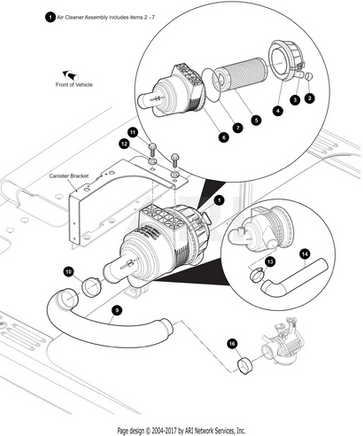 TUBE, AIR FILTER