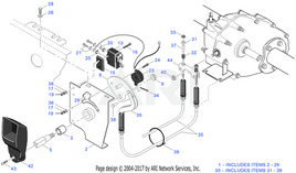SPRING-FNR SHIFTER CABLE-4CYC - EZGO OEM | Canyon Lake Mobile