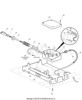CABLE, ACCELERATOR, WH (55-1/2) - EZGO OEM | Canyon Lake Mobile