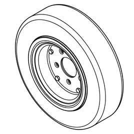 TIRE,WHL,4X8 SOLID NON-MARK-ASSY