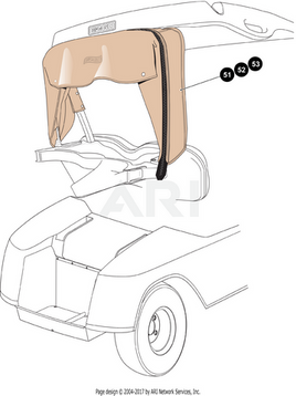 COVER,BAG,REAR,TAN-KIT