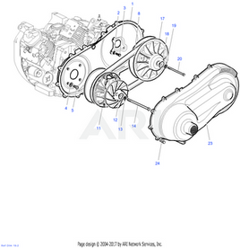 BELT DRIVE CVT ST 4X4 - EZGO OEM | Canyon Lake Mobile