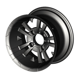 WHEEL,MAVERICK SS,14X7 BLK GLOSS,2018+